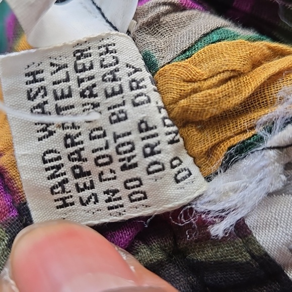 Vintage Class Multicolor Bohemian Maxi Skirt Size S - Picture 7 of 10